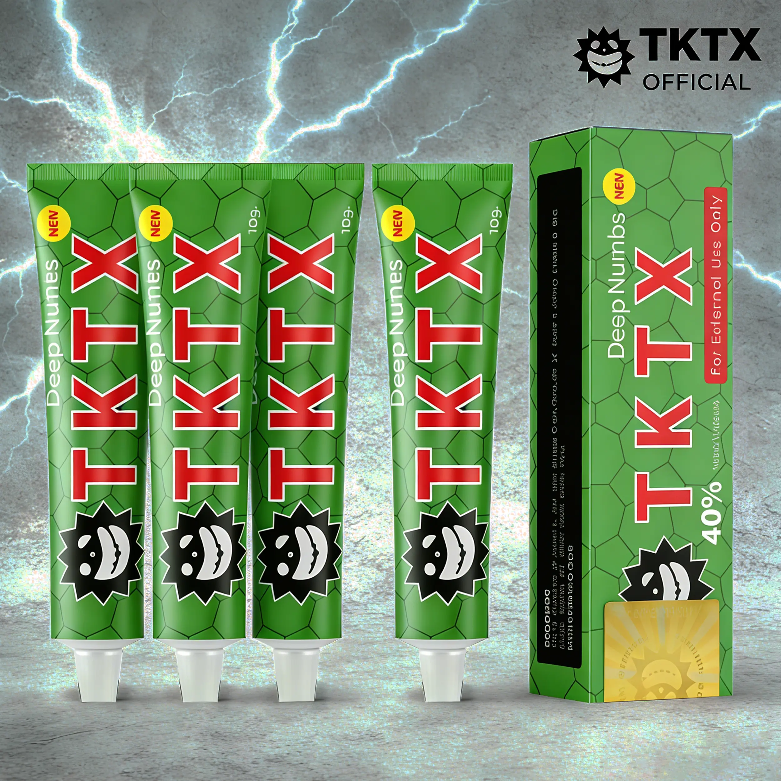 T-K-T-X Numbing Cream - For Tattoos -Tattoos Painless Procedure Strong 10g T-K-T-X Numbing Cream - For Tattoos -Tattoos Painless Procedure Strong 10g