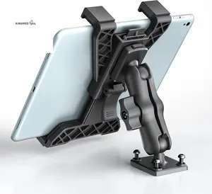 Tablet Holder for Truck, Heavy Duty Drill Base Tablet Car Mount for Ipad, Mini, Samsung Galaxy (7" - 11") for Dashboard, Desks, Tabletop, Ipad Mount Great for Wall, Commercial Vehicles