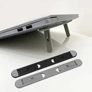 Adjustable and Foldable Laptop and Tablet Stand |   Cooling Design, Adjustable Height, Improved Vision, Lightweight Material, Suitable for Home, Office, Dorm, Car Travel |   Ideal Holiday Gift