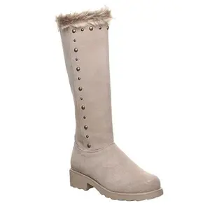 BEARPAW® Delancey Suede Tall Boot with Bear Coat BEARPAW® Delancey Suede Tall Boot with Bear Coat