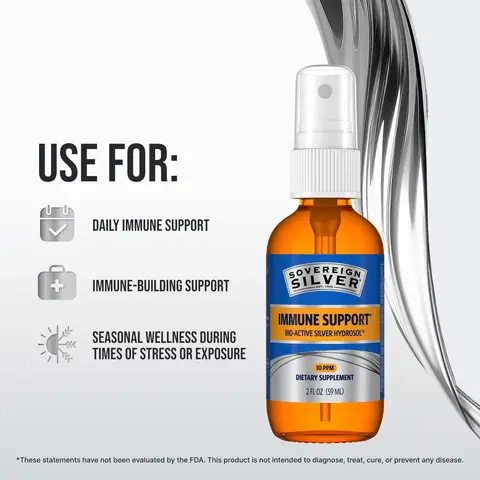 Sovereign Silver Immune Support Spray – Bio-Active Silver Hydrosol Fine Mist