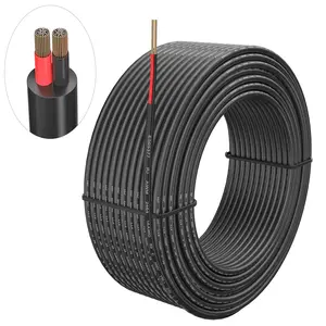 TUOFENG 16 Gauge Wire 2 Conductor Electrical Wire, 20 ft 16 AWG Wire Stranded PVC Cord, 12V Low Voltage/Oxygen-Free Copper/Flexible/16/2 Wire for Automotive Wire LED Strips Lamp Lighting Marine