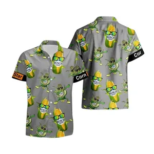 Busch Light Corn Unisex Hawaiian Shirt, Hawaiian Shirt, Corn Shirt, Tropical Hawaii Shirt, Perfect Gift For Fans Men Unisex Gift Short Sleeve Hawaii Shirt Summer Beach Shirts