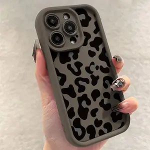 leopard Print Phone Case TPU Phone Case for Apple - Shockproof Protective Cover with Compatible with iPhone 17 16 15 14 13 12 11Pro Max 16E 17Air XsMax 16Plus  air shockproof non slip