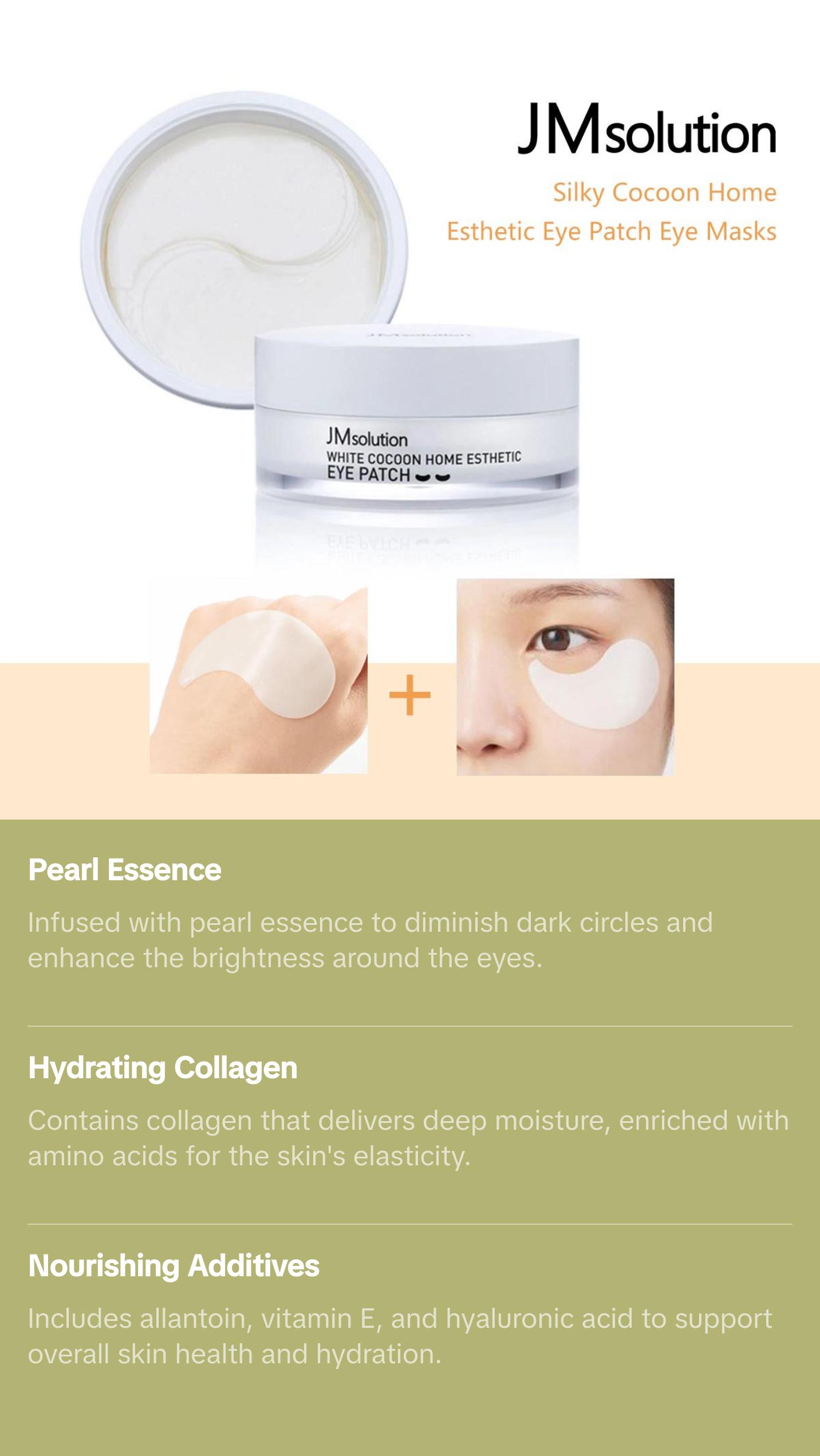 JMsolution Silky Cocoon Home Esthetic Eye Patch Eye Masks 60 Sheets