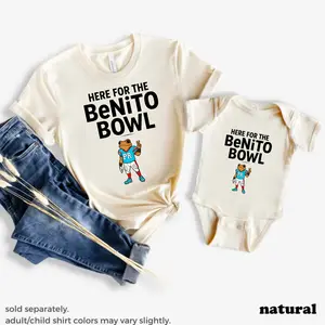 Here For The Benito Bowl Onesie, Team Benito Music Onesie, Gift for Fan