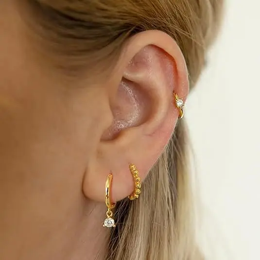 18 # Golden Ear Button Water Drop (Set o