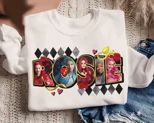 Personalized Descendants The Rise of Red Shirt, Mom Dad T-shirt, Custom Name Descendants 4 Movie Birthday Gift Cotton Fabric Menswear Polyester