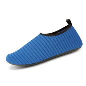Lightweight Striped Beach Shoes, Hard Rubber Sole, Unisex, Anti-Scalding, Anti-Stabbing, Ideal for Beach, River Hiking, Indoor Yoga, Water Aqua Shoes