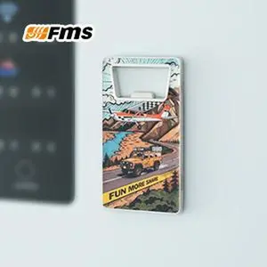 FMS Car Model Fridge Magnet (Open Beer Caps)