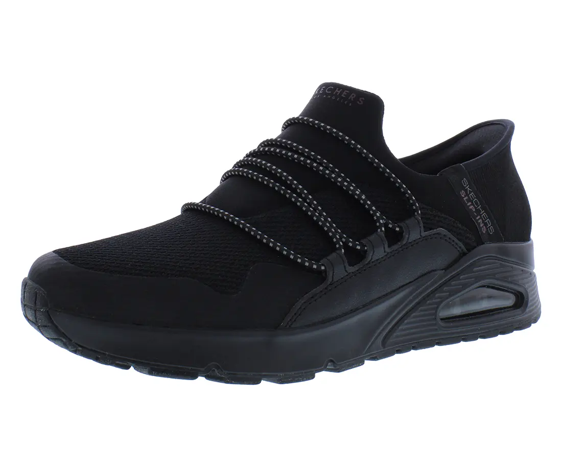 Skechers Uno Meridian Men's Lace-Up Athletic Walking Sneakers - Comfortable Closed-Toe Footwear for Everyday Wear & Training, Sneaker, Sports Shoes
