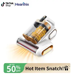 Mattress Vacuum Cleaner, Bed Vacuum with 13000pa Powerful Suction 253.7nm UV-C Light, 18000 RPM/Min Brushroll, Cordless Handheld Vacuum with Dual Bins for Dust, Pet Hair,etc Home Cleaning Machine Deep Cleaning Machine
