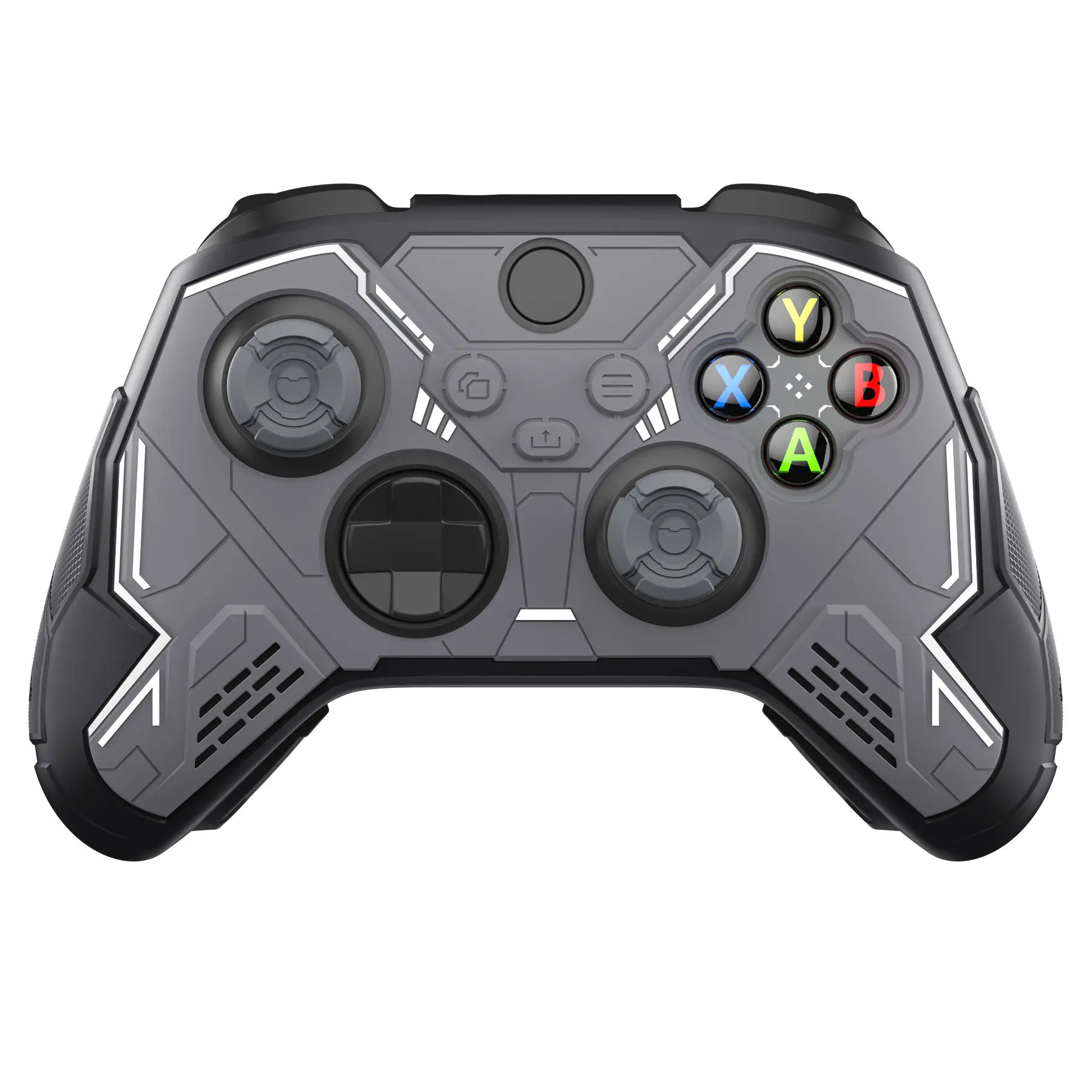 Playvital Stellar Mecha Silicone Cover Skin for Xbox Series X/S & Core Wireless Controllers - Anti-slip Grip Protection Accessories with Thumb Grips, Sticker, Full Access Fit for Console Gamers