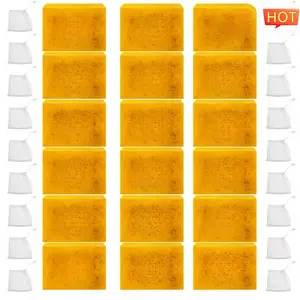Lemon Turmeric Kojic Acid Soap - Gentle Dark Spot Remover for Face Acne Cleanser Cream Cleansing turmeric soap Face Facial Skincare Radiant Comfort