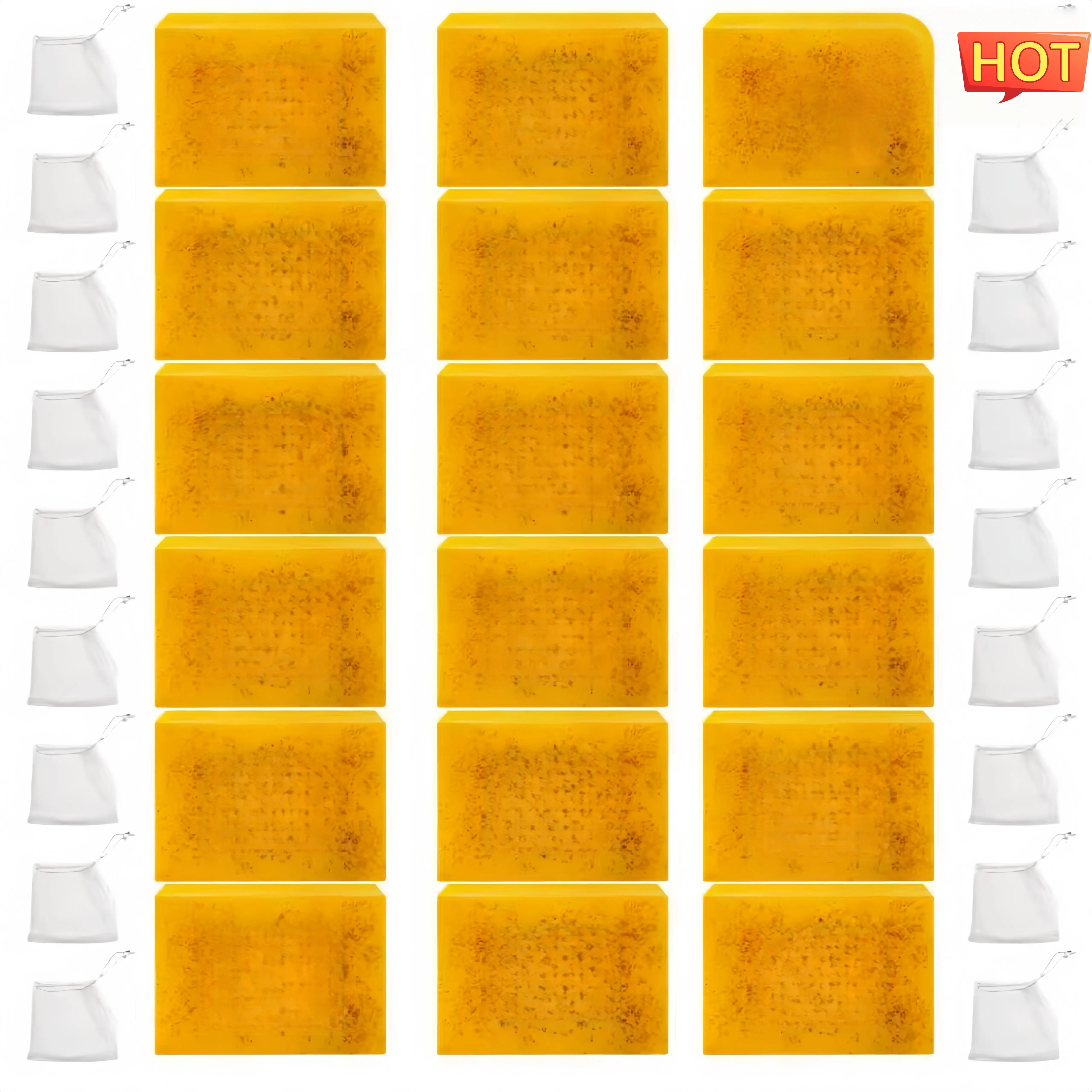 Lemon Turmeric Kojic Acid Soap - Gentle Dark Spot Remover for Face Acne Cleanser Cream Cleansing turmeric soap Face Facial Skincare Radiant Comfort