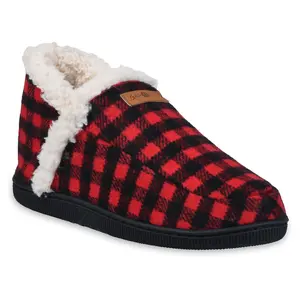 Gaahuu Buffalo Check Ankle Slipper Boot
