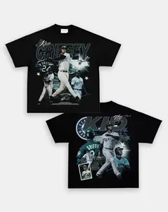 Ken Griffey Jr 2 Graphic Tee, Double Sided Shirt, Using 100% Cotton, Gift For Fans