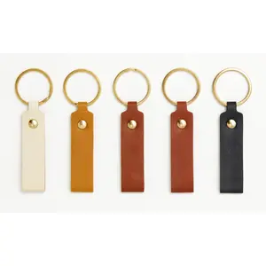 Engravable Vegan Leather Keychain