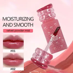 Velvet matte lip gloss, long-lasting color lock, moisturizing lip tint, non-fade lipstick