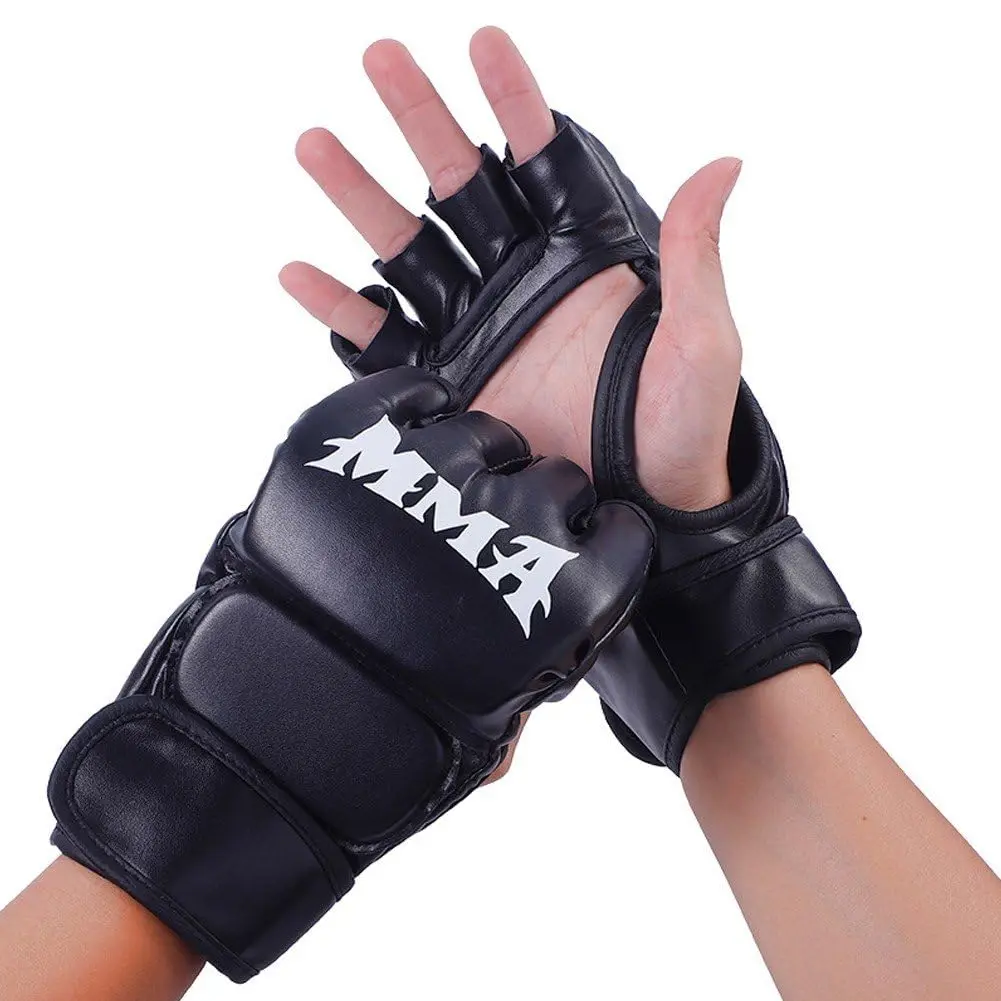 Breathable Boxing Gloves, 1 Pair MMA Muay Thai Kick Boxing Hand Wraps, Sanda Gloves, Professional Thicken Boxing Training Hand Wraps Gloves for Fighting Boxing Gloves Men Boxing Gloves Women, Boxing Equipment
