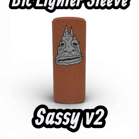 Sassy the Sasquatch Lighter Sleeve - Quirky & Protective Accessory for Lighters - Size 1.5 x 3.5 Inches - Fun Graphic Design - Easy to Use