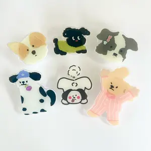 Cute Cartoon Dog Design Phone Grip, Holder, Cell Phone Stand
