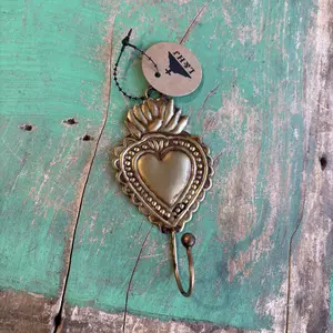 Sacred Heart Hook - Small Design with Traditional Charm for Home Decor