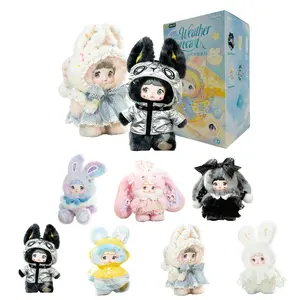 Nommi-Maymei High-End Plush Blind Box, Cute Mystery Figure Collectible Toy, 6 Regular + 1 Hidden Design, Perfect Gift for Friends & Family