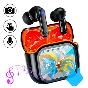 Wireless Earbuds Bluetooth 5.4 Light Weight Wireless Noise Cancelling Earbuds, Voice Control, Smart Touch Case, 3 Sound Modes, Location Function, Ear Buds for Training, Running, Traveling, Wireless Earphones