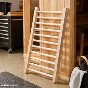 ARCH Hemlock round stick Sauna backrest   WL