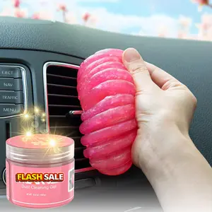 Car Cleaning Gel Detailing Putty Car Putty Auto Detailing Tools Car Interior Cleaner Cleaning Slime Car Accessories Keyboard Cleaner Rose/NT WT: 5.6 oz (160 gr)