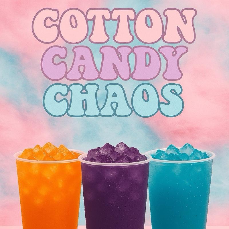 12-Pack Cotton Candy Chaos Loaded Tea Bundle | Mixed Flavors | Caffeinated Flavored Beverage Mix Packets | One the go | Nostalgic-Inspired Flavors