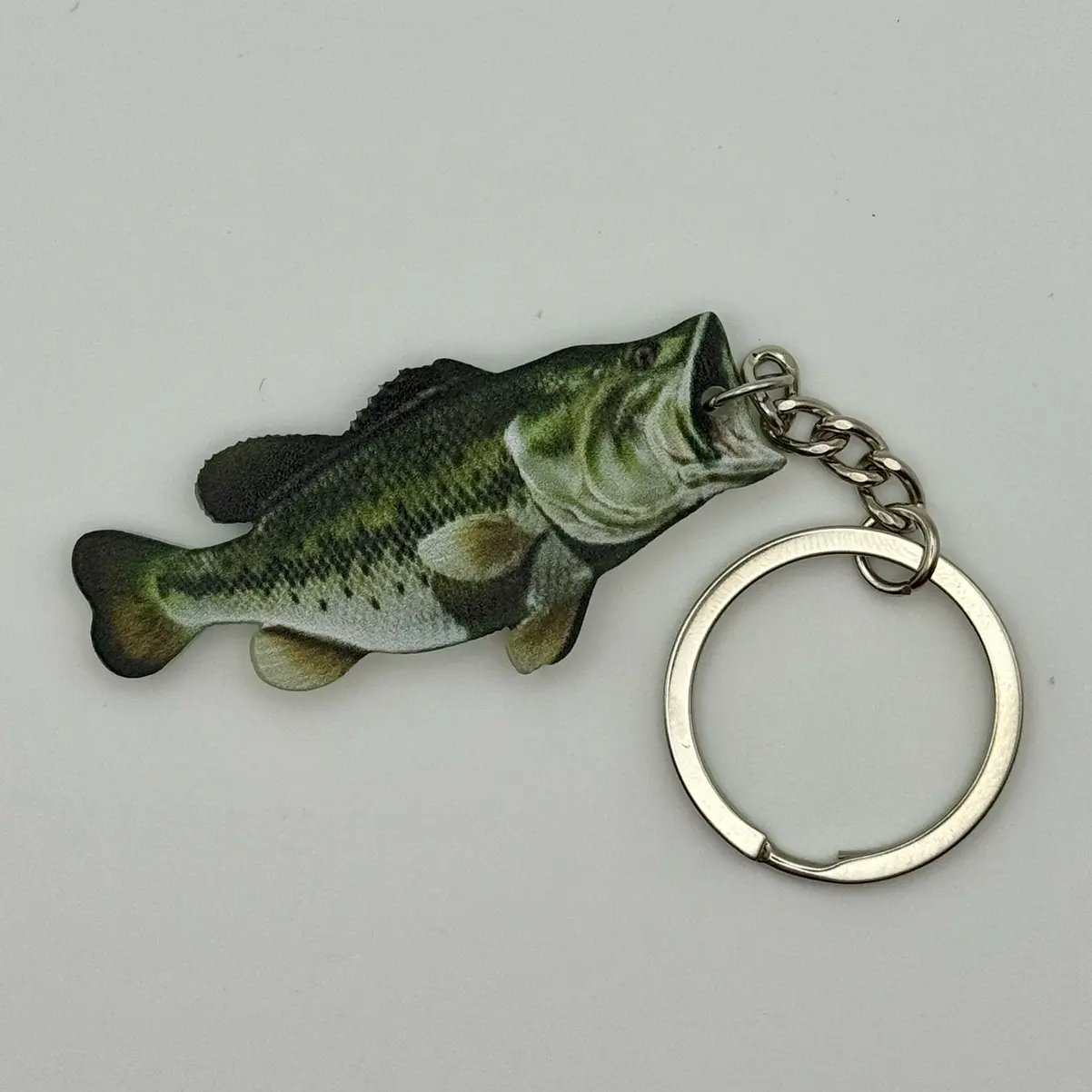 Defense bait and tackle Big Bass keychain