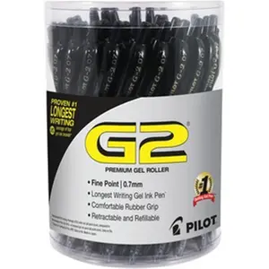 Pilot G2 Retractable Gel Ink Pen - Black, 36-Piece Set for Office Stationery & Writing Supplies