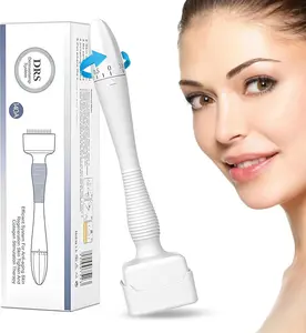 DRS 140A Skin Care Beauty Roller Massage Tool for Face & Body, Adjustable Levels 0.25mm