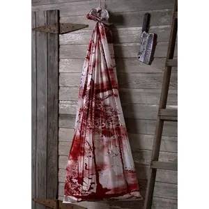 Inflatable 6FT Body in Bloody Body Bag Prop