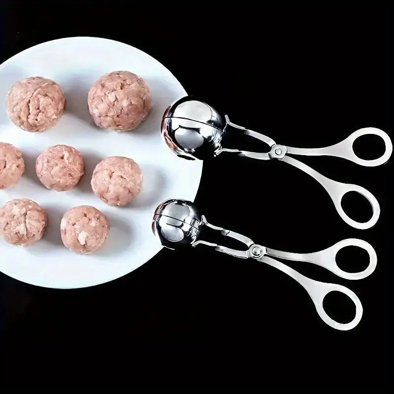Stainless Steel Meatball Maker, 304 Material Non-Stick, Easy Round Meatballs, Vegetable Balls, Kitchen Cooking Tool, Essential for Home Cuisine