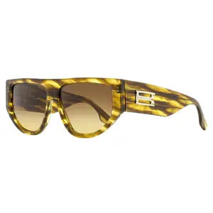 Victoria Beckham B-Monogram Tapered Sunglasses VB676S 224 Striped Tobacco 55mm