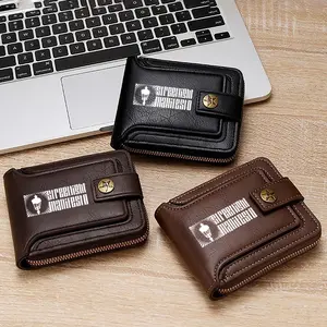 Streetlight Manifesto Logo Print Leather Wallet for Everyday Use Practical Wallet for Men and Women Ideal Christmas Birthday Anniversary Gift Accessories