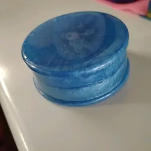 Handcrafted Resin Decorative Jar With Teeth