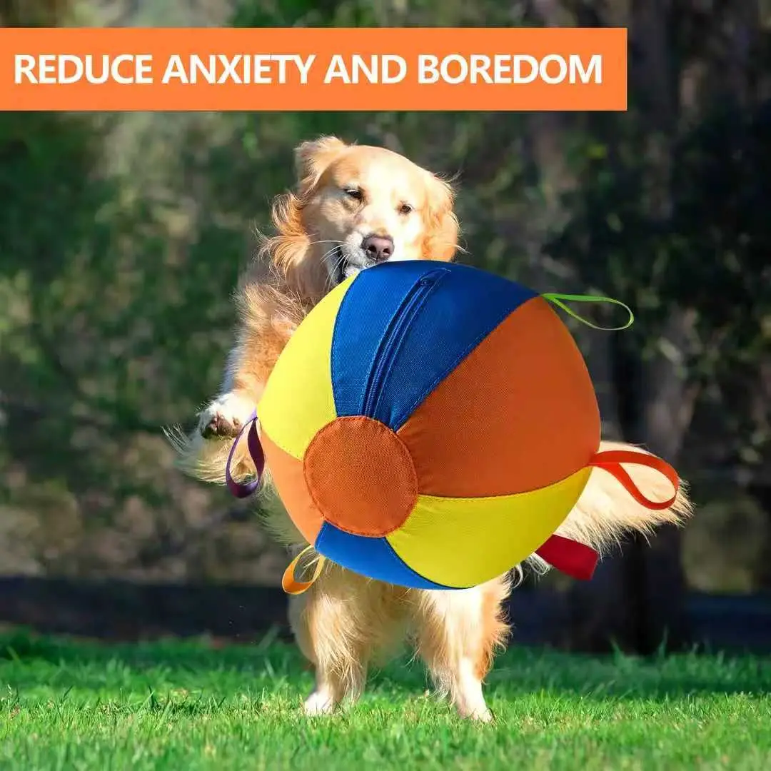 Giant 10‑22 Inch Heavy‑Duty Herding Ball for Dogs, Durable Bite‑Resistant Inflatable Toy, Complete Tool Kit Included. Ideal for Herding Instinct Training, Agility Exercise and Outdoor Play, Daily Toy for All Breeds of Dogs