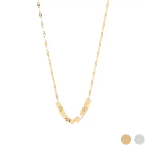 Lip Chain Charm Necklace