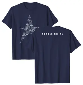 Number (N)ine x Marlboro Multi Logo Tee, Navy
