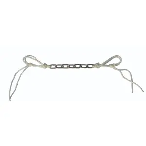 Professional's Choice Equine Chain and Rope Curb Strap for Snaffle Bits - Universal Fit