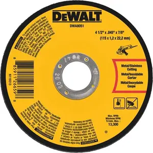 Dewalt DWA8051 4.5'' Cutting Wheel