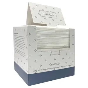 1 Pack XL Disposable Facial Cleansing Towel (50 Ct/Pack) | Disposable Thickened Wipes | Absorbent, Reusable, Soft, Comfort, Skincare, Eco-Friendly