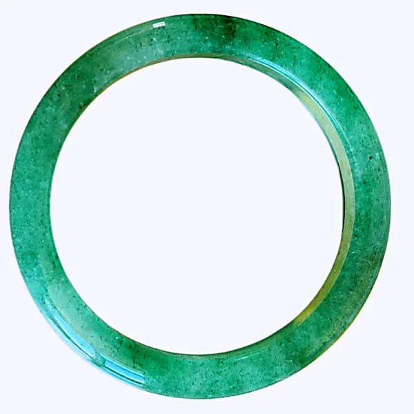 Lucky Green Chalcedony Bangle
