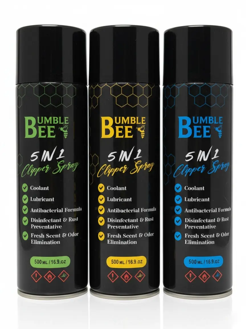 Bumble Bee 5-in-1 Clipper Spray (Machine Lubrication Disinfection Spray).