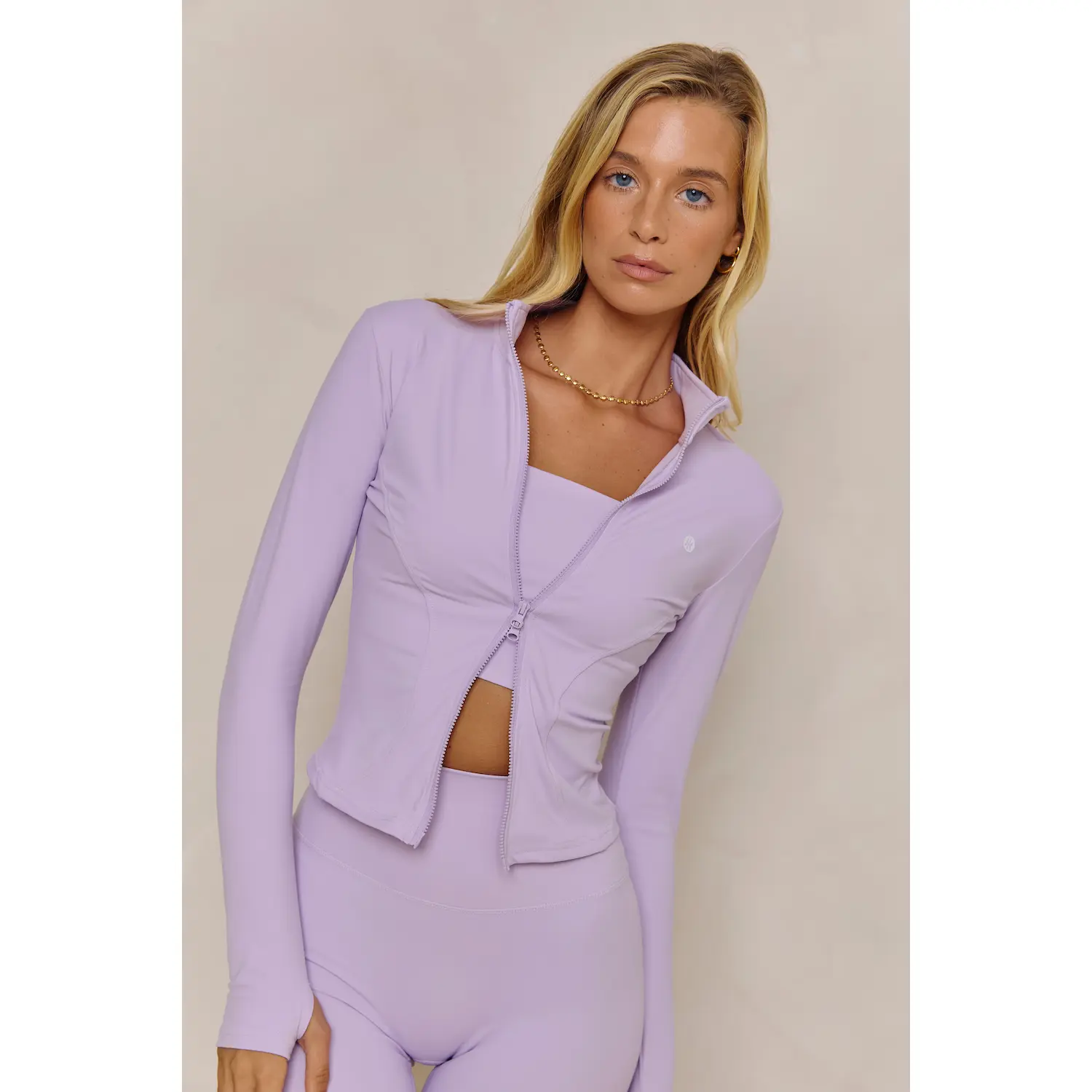 Astoria LUXE BALANCE Zip Up Jacket - Lavender