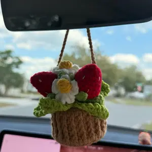 Car Decorative Hanging Crochet Ornament | Cute | handmade